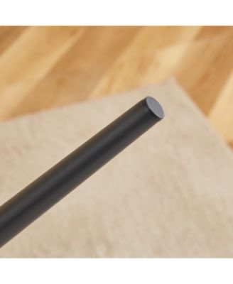 Modern White PU Bar Chairs - Set of 2 Black Legs