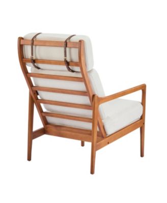 Streamdale Mid Century Modern Beige Accent Chair