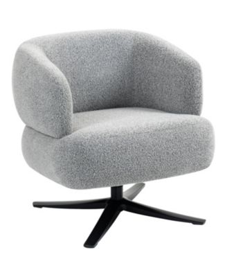 Cuddle Swivel Chair - Balcony, Study, Living Room - Grey