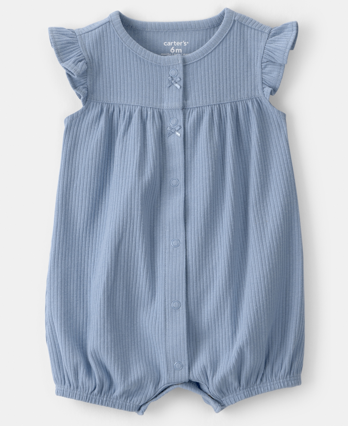 Carter's Baby Girls' Relaxed Fit Flutter-Sleeve Romper