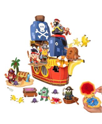 Banana-Rama Buildable Pirate Ship Playset