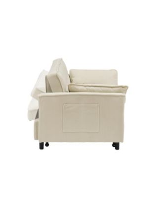  Breathable Modular Sofa Bed with Metal Legs