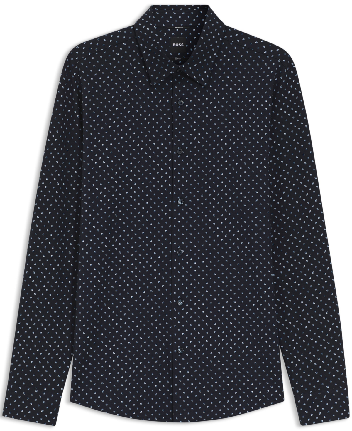 Boss by Hugo Men's Printed Cotton Blend Slim-Fit Dress Shirt