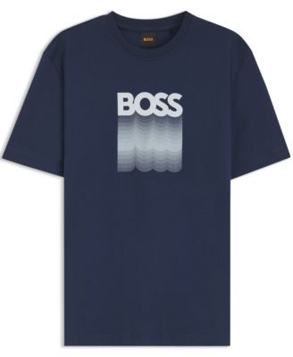 Men's Cotton-Jersey Logo Print T-Shirt