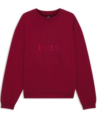 Men's Cotton Terry Oversized-Fit Logo Sweatshirt