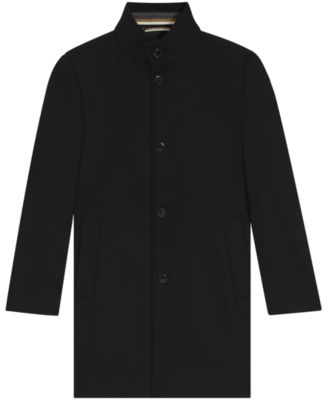 Men's Wool Cashmere Slim-Fit Coat