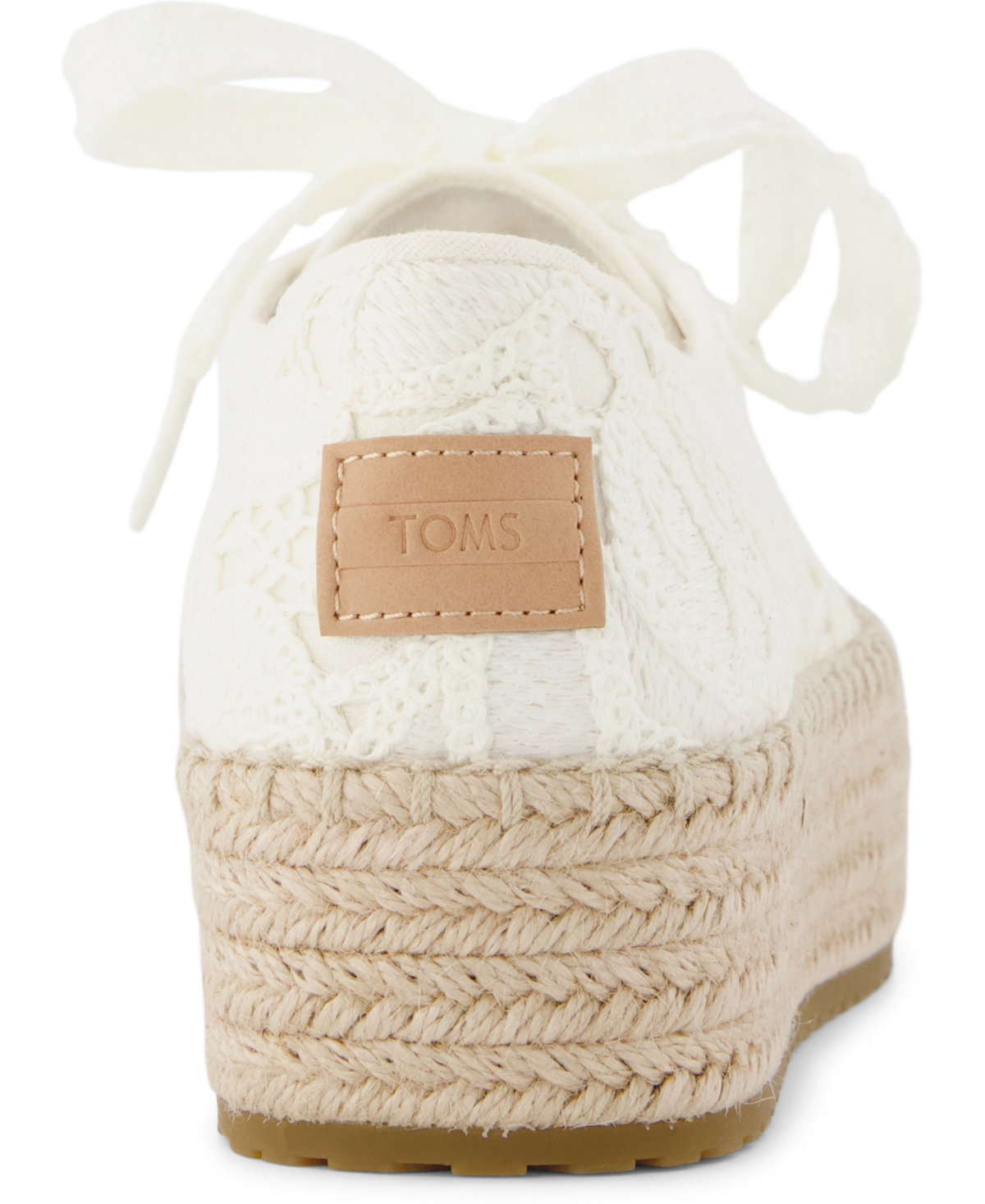 Toms Women's Valencia Platform Lace-Up Espadrille Sneakers, Macy's Exclusive