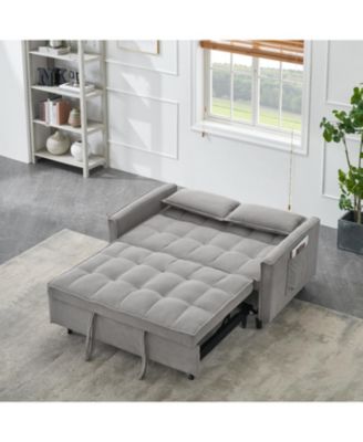 Convertible Sofa with Pull-Out Bed