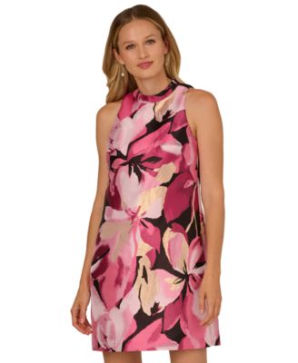 Women's Mock Neck A-Line Dress