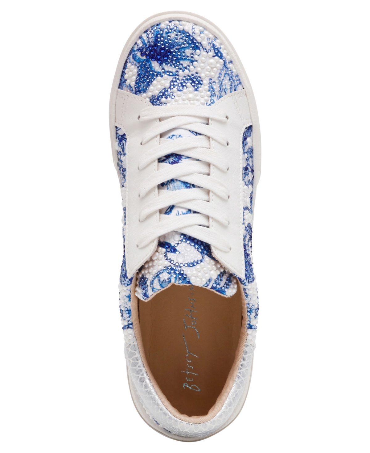 Betsey Johnson Women's Damon Floral Lace-Up Sneakers