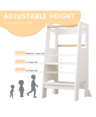 Kids Standing Tower - Adjustable Kitchen Step Stool