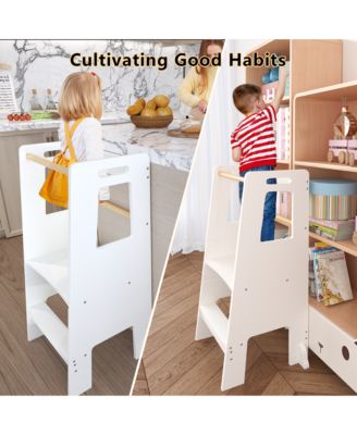 Kids Standing Tower - Adjustable Kitchen Step Stool