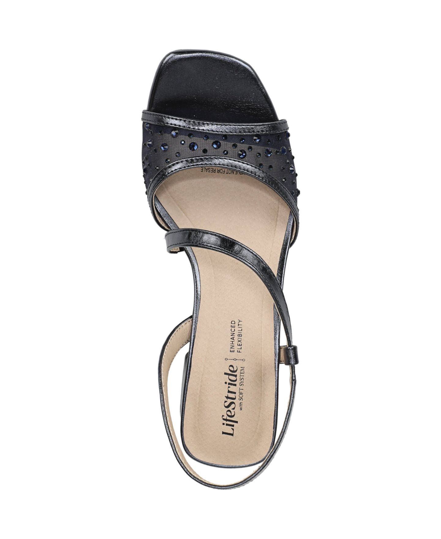 Женские сандалии LifeStride Cheyenne Slingback, цвет: Тёмно-синий сетчатый / Искусственная кожа — фото 4