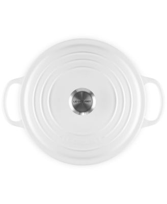 Signature Enameled Cast Iron 6.5-Quart Deep Round Dutch Oven