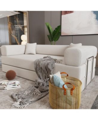 Multifunctional Velvet Sofa Bed