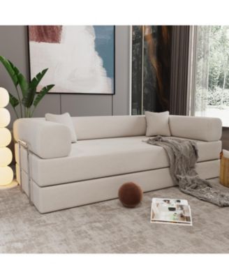 Multifunctional Velvet Sofa Bed