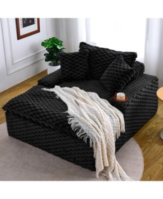 51" Comfort Sofa w/ 2 Pillows & Backrest