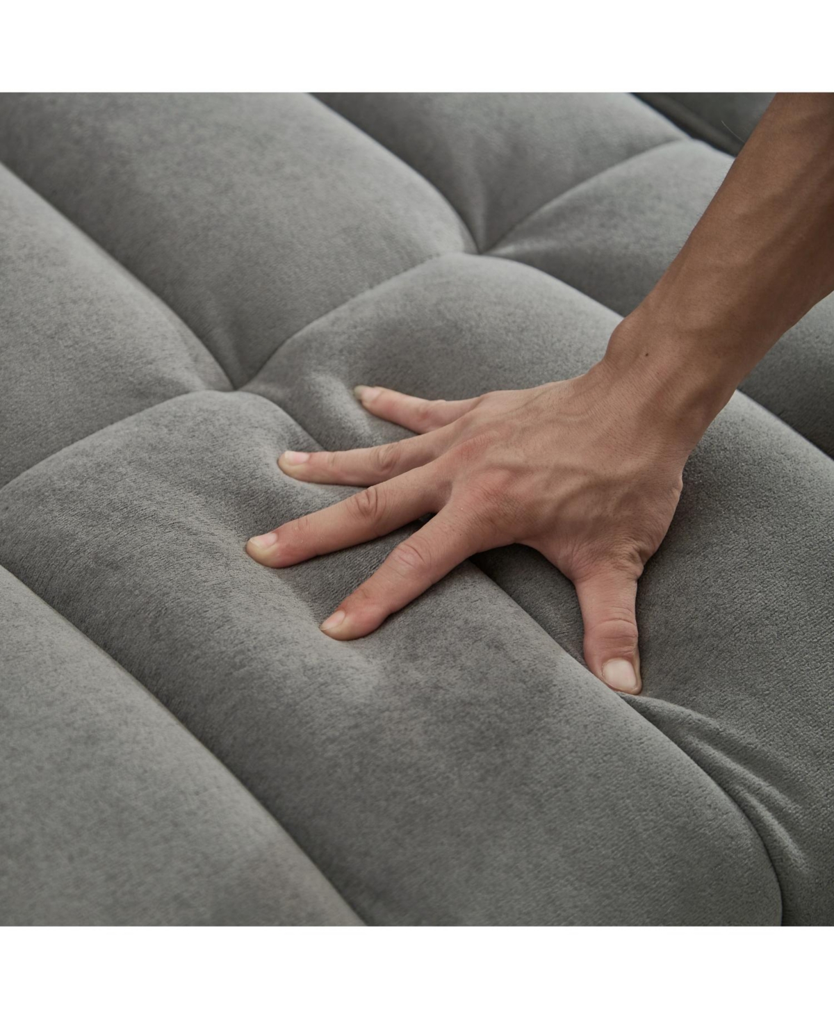 Streamdale Furniture 83" Futon Sofa Bed with Pillows, Convertible Sleeper