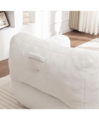 Bean Bag Sofa Chair with Armrests, High-Density Foam, Comfy for Living Room/Bedroom