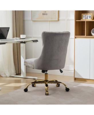 A&A Modern Velvet Home Office Chair