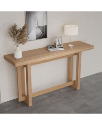 MDF Console Table - Narrow Entryway/Hallway - OAK