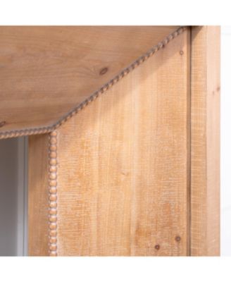 62" Modern Rustic Console Table – Solid-Look Engineered Wood Entryway Table