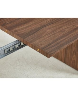 Streamdale MDF Pedestal Dining Table - Modern Style for 4-6