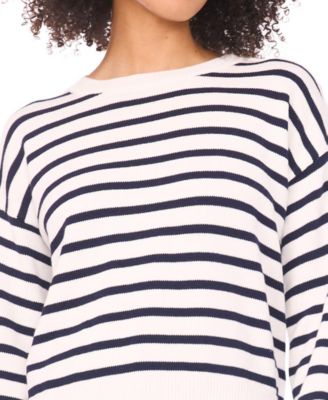 Women's Striped Pull-On Sweater
