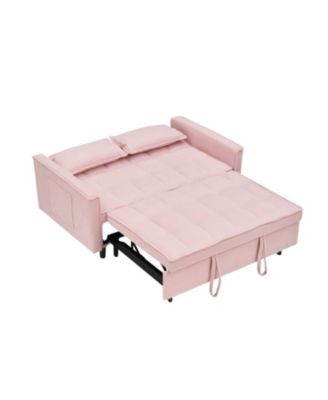 Breathable Modular Sofa Bed with Metal Legs