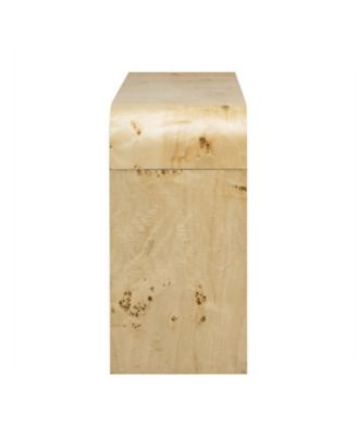 Entryway Table with Burl Wood Veneer,Suitable for Entryway, Hallway, Living Room, Foyer, Corridor