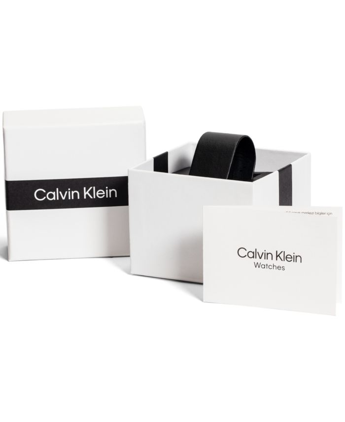 Calvin Klein Womens Gleam Two Tone Stainless Steel Bracelet Watch 32mm