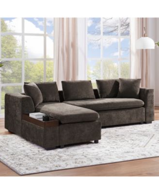93.7'' L-Shaped Sectional Sofa with Storage
