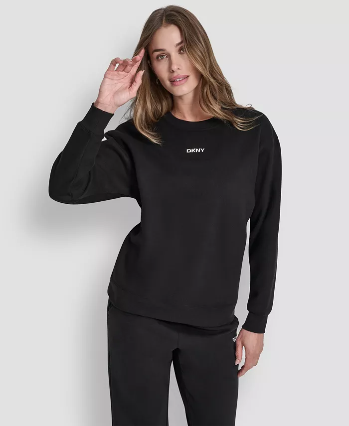 Women's Metallic Crew Neck Sweatshirt - thumbnail 7
