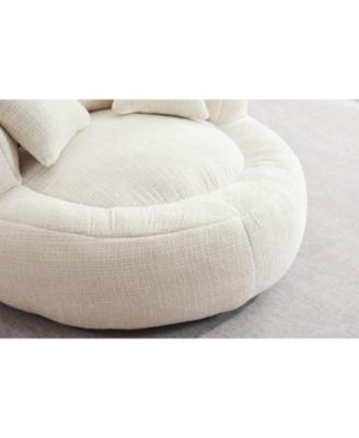 Foam Bean Bag Chair - Soft Chenille Cover