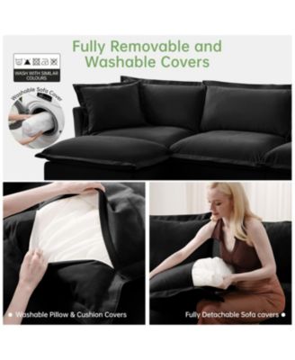 Upholstered Armchair & Ottoman Set