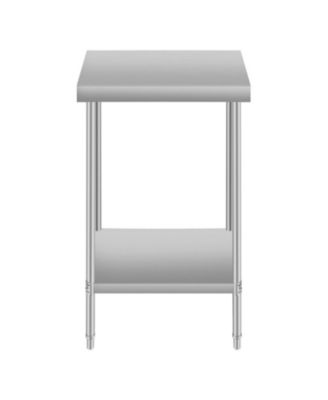 24" Stainless Steel Kitchen Prep Table w/ Shelf