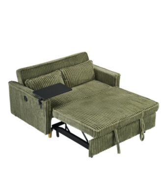 Pull-Out Sofa w/ Tabletop & USB