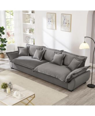 Modular Sectional Sofa with Storage, Gray