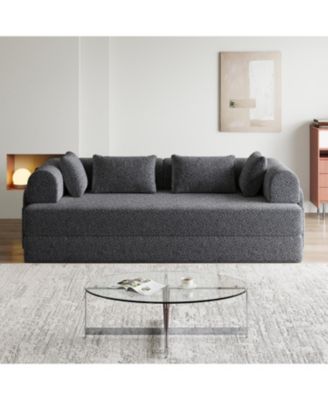 Streamdale 78.7" Convertible Sleeper Sofa Bed with Pillow & Side Pocket