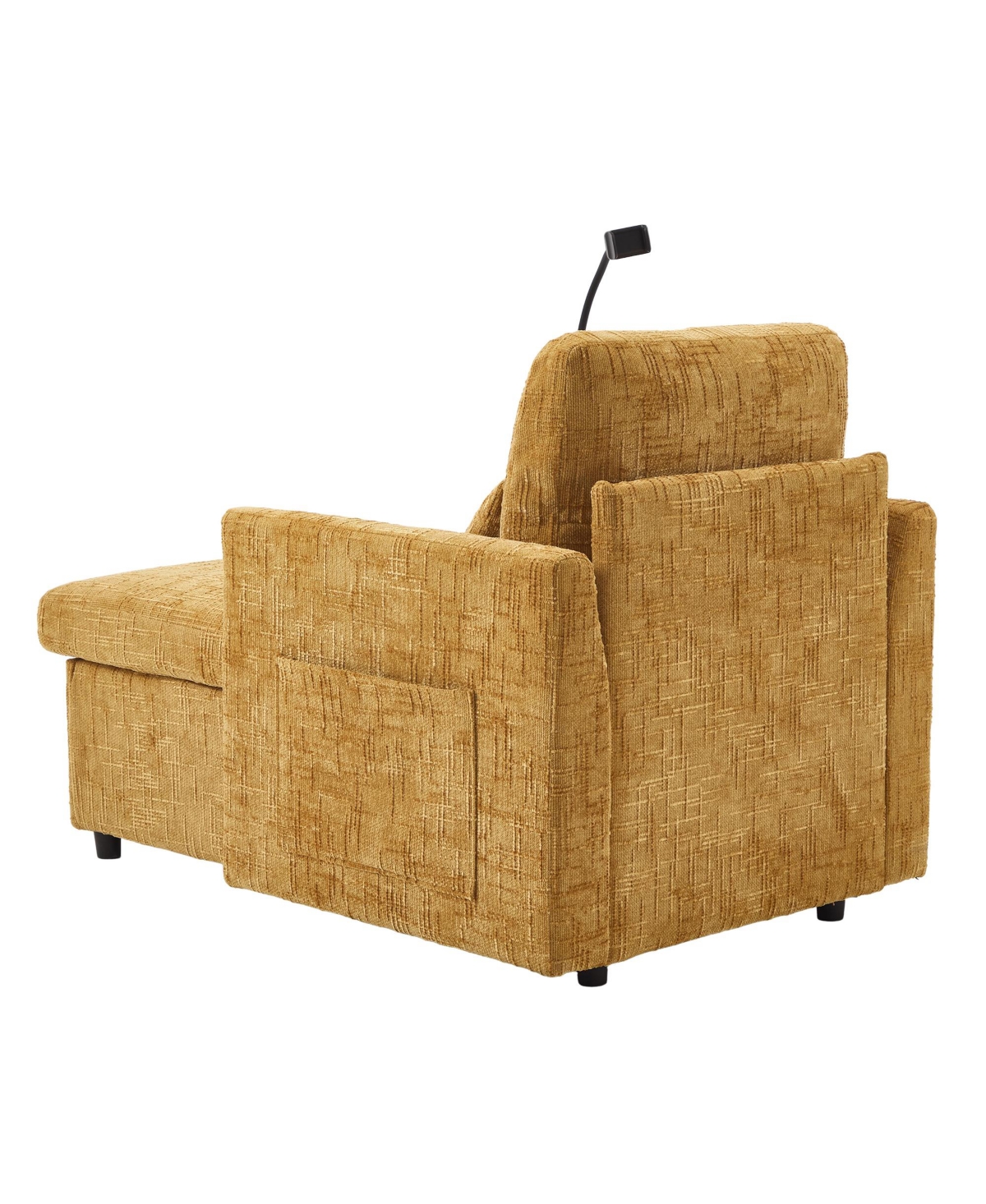 Streamdale Furniture Multifunctional Chenille Recliner Sofa with Storage & Phone Bracket