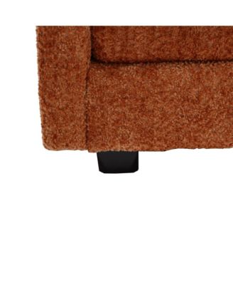 Oversized Sectional Cloud Couch, Modern Chenille L Shape, Ottoman & Memory Foam