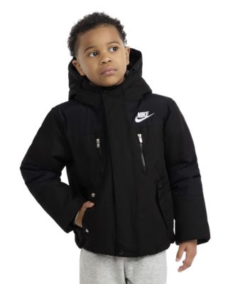 Boys 4-7 Outdoor Woven Hooded Color Blocked Jacket