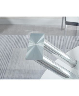 Luxury Glass Top Dining Table - Modern Design