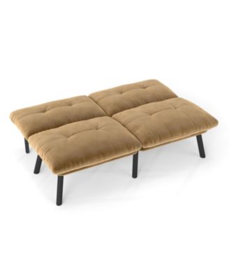 Brown Convertible Folding Modern sofa Bed