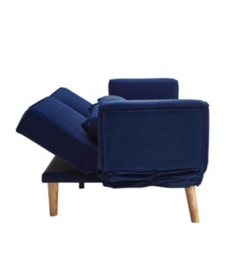 72.8" Futon Sofa Bed, Adjustable Recliner