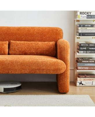 59" Velvet Sofa Loveseat - Modern Couch for Living Room