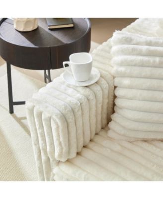 Plush Corduroy 4-Seat Sofa, Modern Comfy Cloud Couch