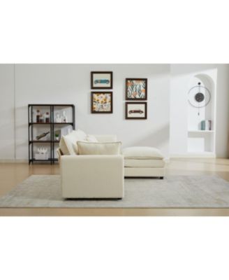 Modular Sectional Sofa with Ottoman