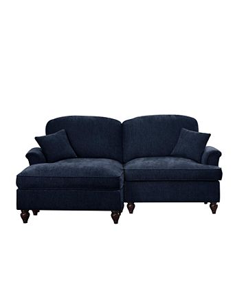 Mid Century Modular L-Shaped Sofa with Ottoman