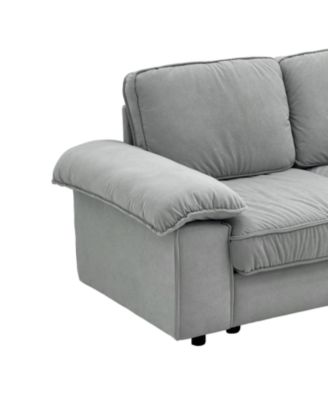 L-Shaped Sectional Sofa with Hidden Storage